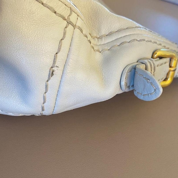 Authentic cream/white Prada shoulder bag used - Picture 9 of 16